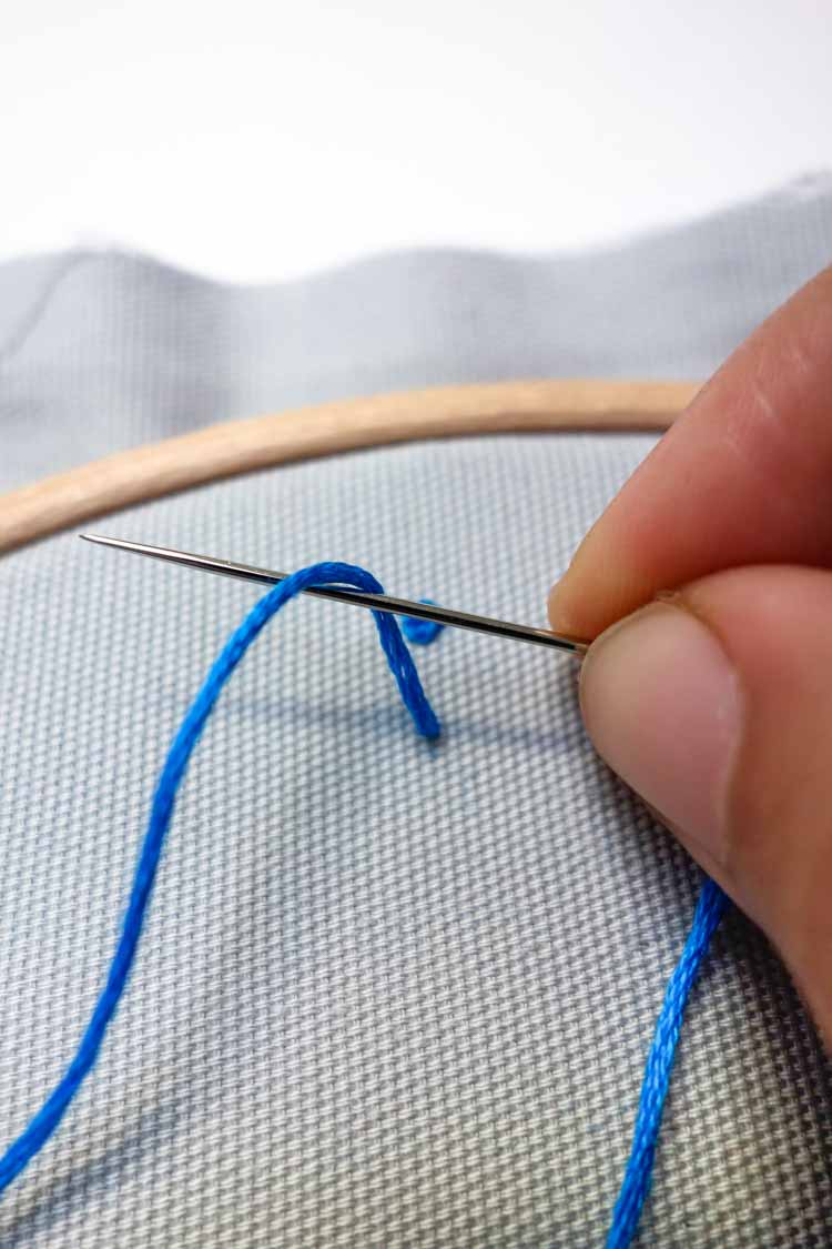 how to make a french knot how to make a french knot