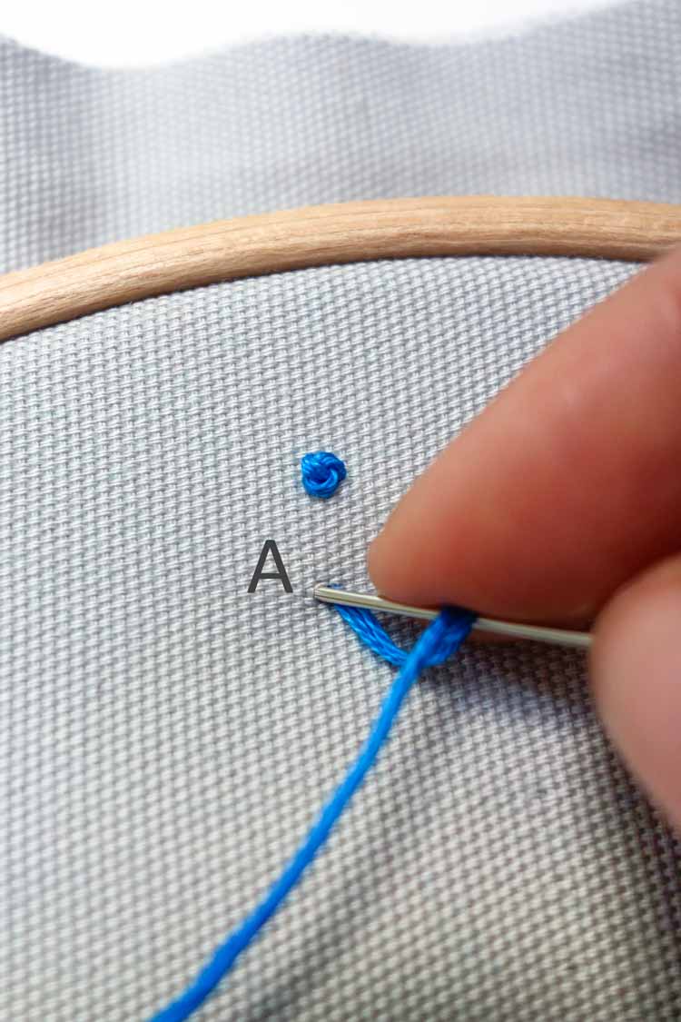how to make a french knot how to make a french knot