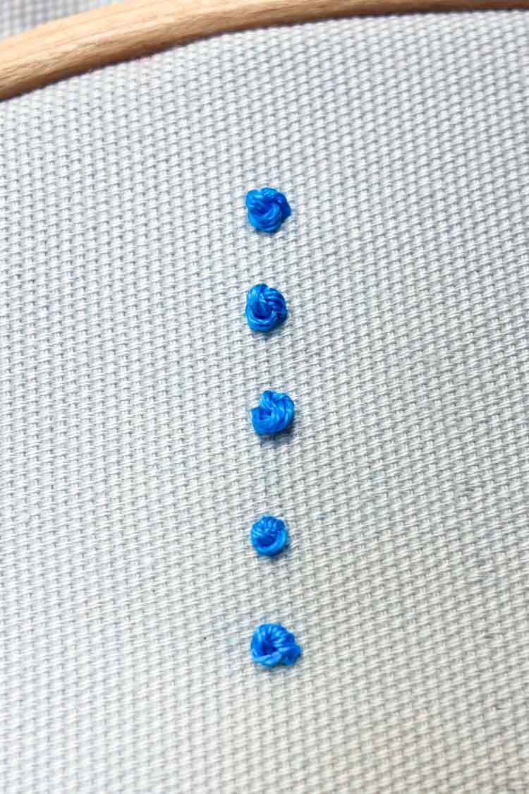 how to make a french knot how to make a french knot