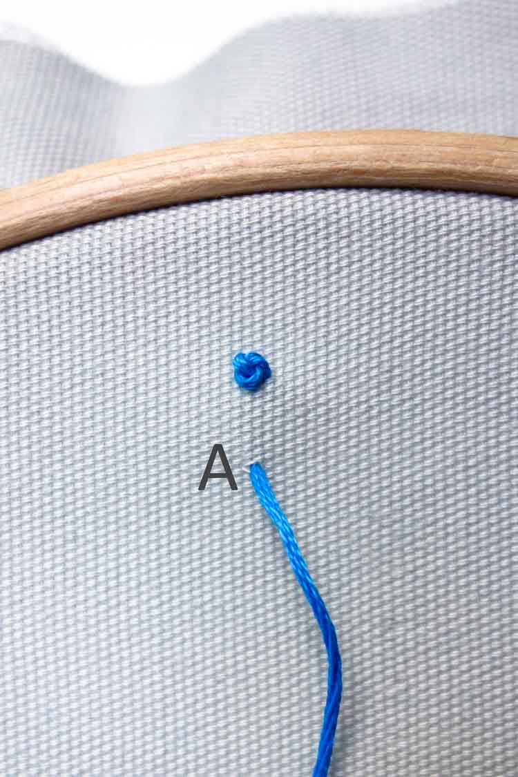 how to make a french knot how to make a french knot