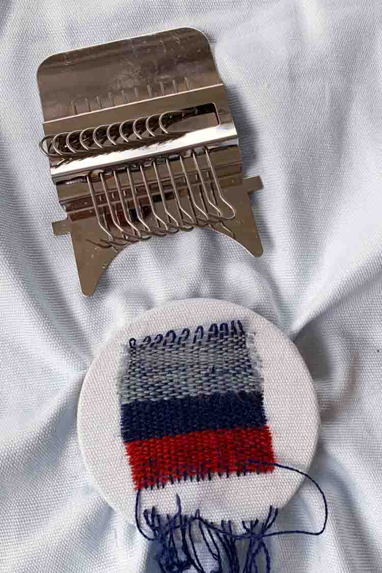 how to use the speedweave loom darning for beginners