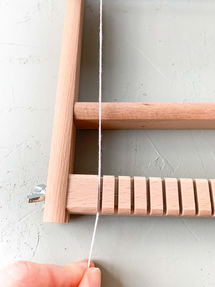 hoe span je je weefraam op? how to warp a loom