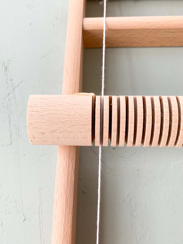 hoe span je je weefraam strak op? how to warp a loom