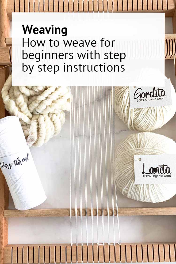 how to weave for beginners step by step tutorial