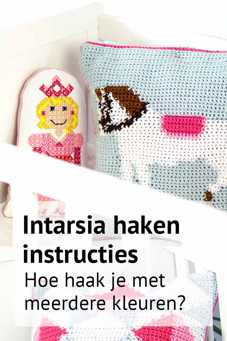 intarsia haken hoe haak je met meerdere kleuren tegelijkertijd?