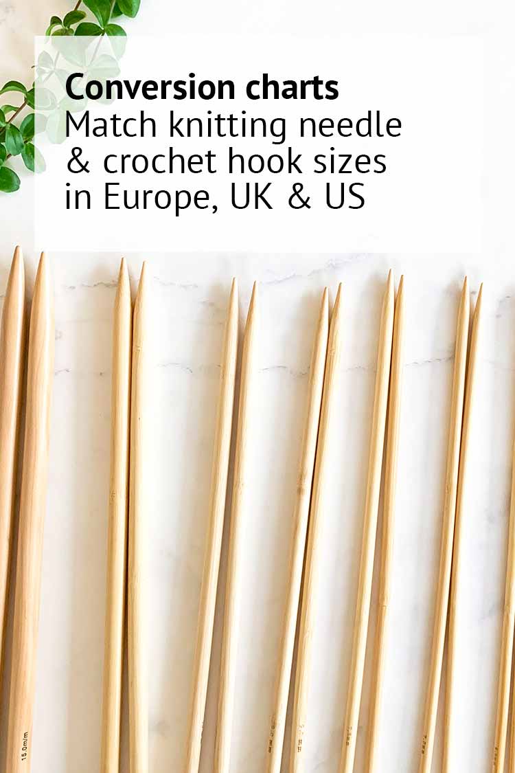 knitting needles sizes conversion chart europe us and uk knitting needles sizes conversion chart europe us and uk