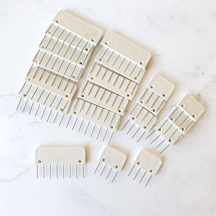 pinnen voor het blokken van je breiwerk