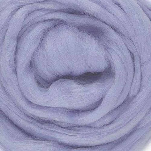 lilac ecological wool roving