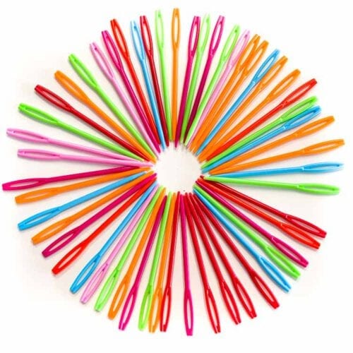 plastic borduurnaald voor kinderen