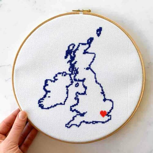 Country map cross stitch patterns