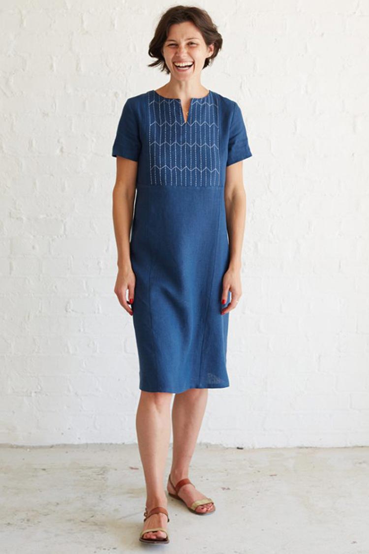 sashiko jurk door fabric store