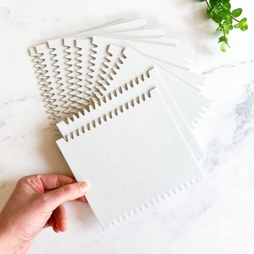 set 10 carboard weaving looms