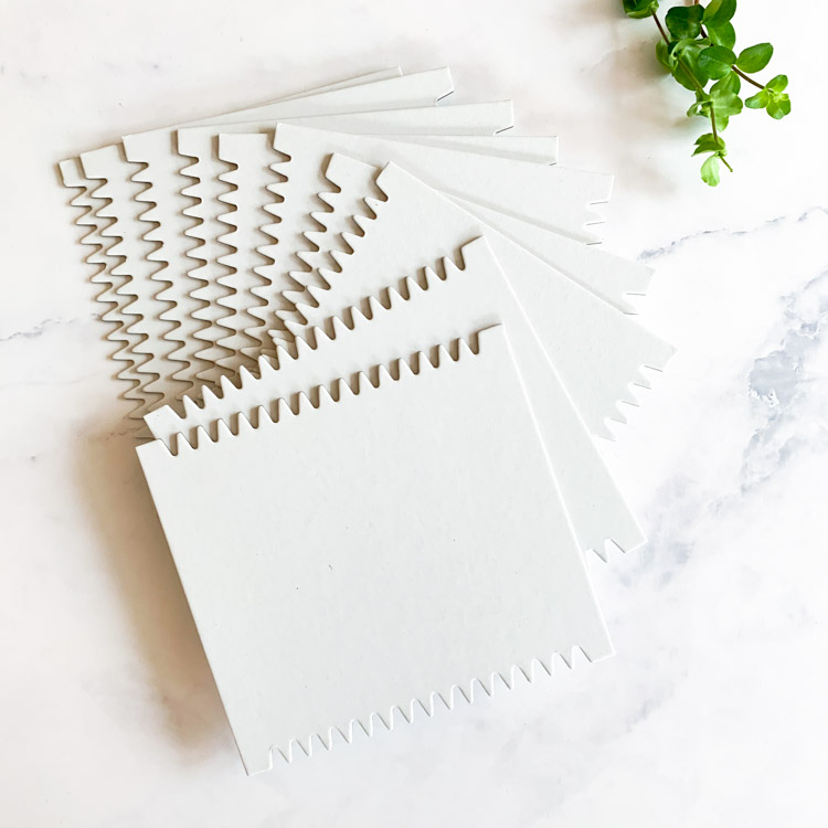 set 10 kartonnen weeframen