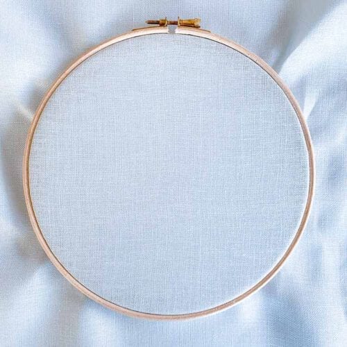 belfast linen 32 count sky light blue