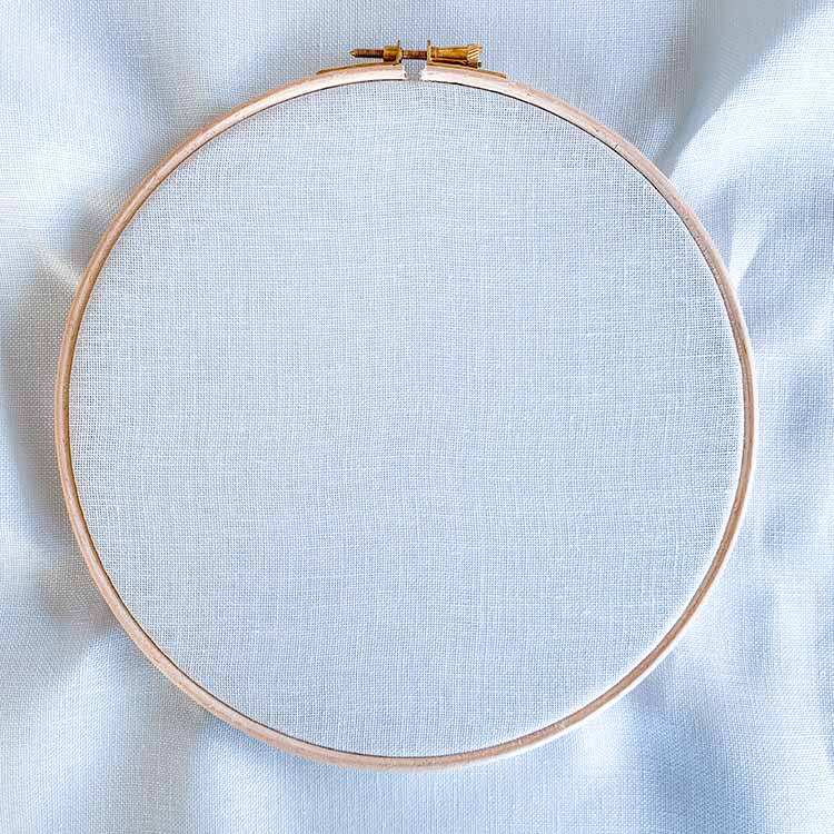 Belfast linnen 32 count sky light blue