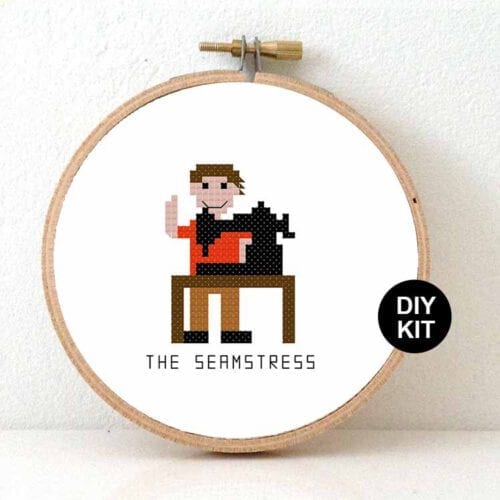 stitchajob - mannelijke kleermaker coupeuse kruissteek pakket