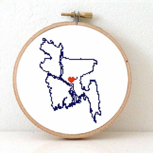 stitchamap Bangladesh kruissteek patroon