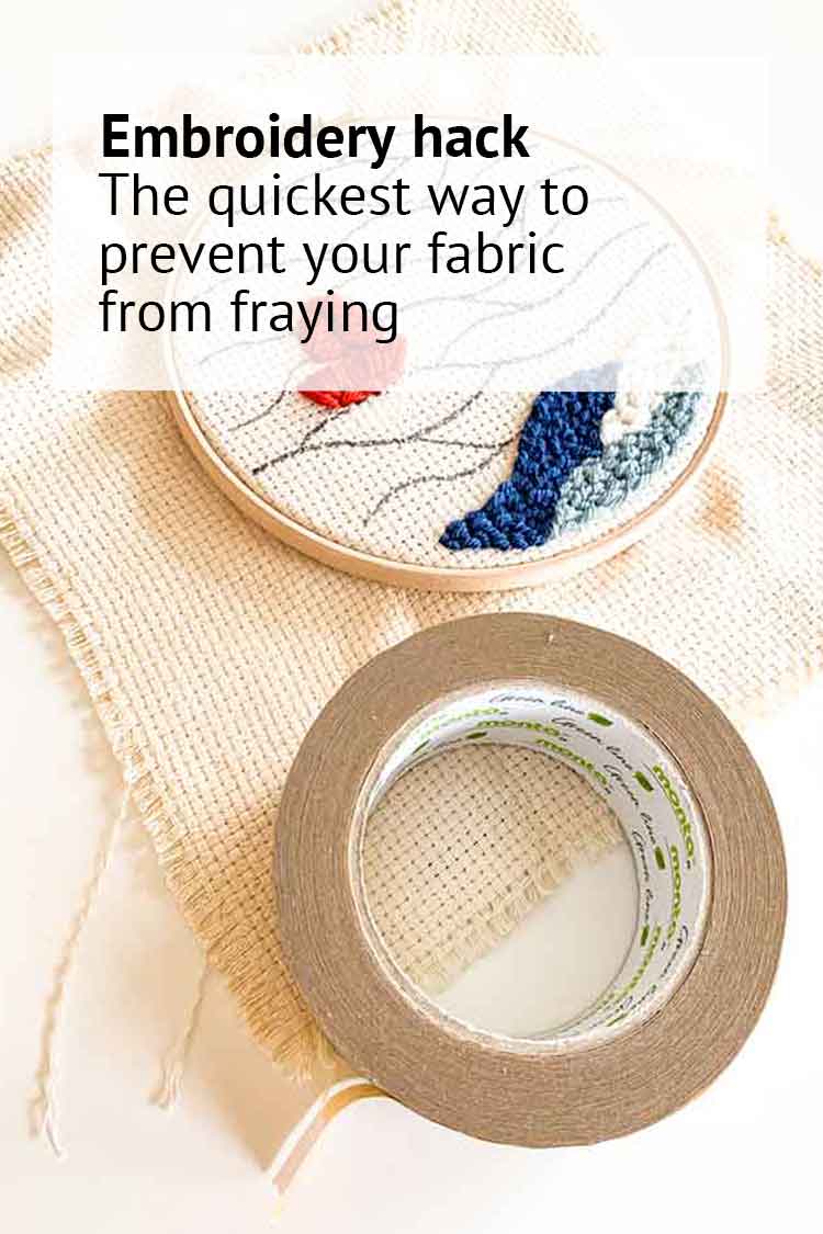 the quickest way to prevent fraying