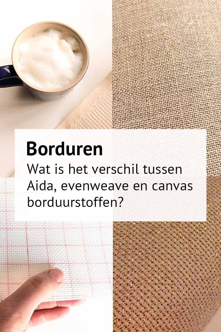 wat is het verschil tussen aida evenweave en linnen