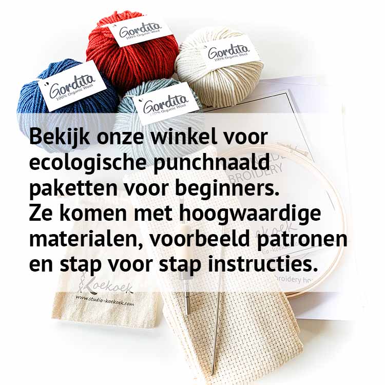 verstelbare punchnaald lussen voor chunky garen